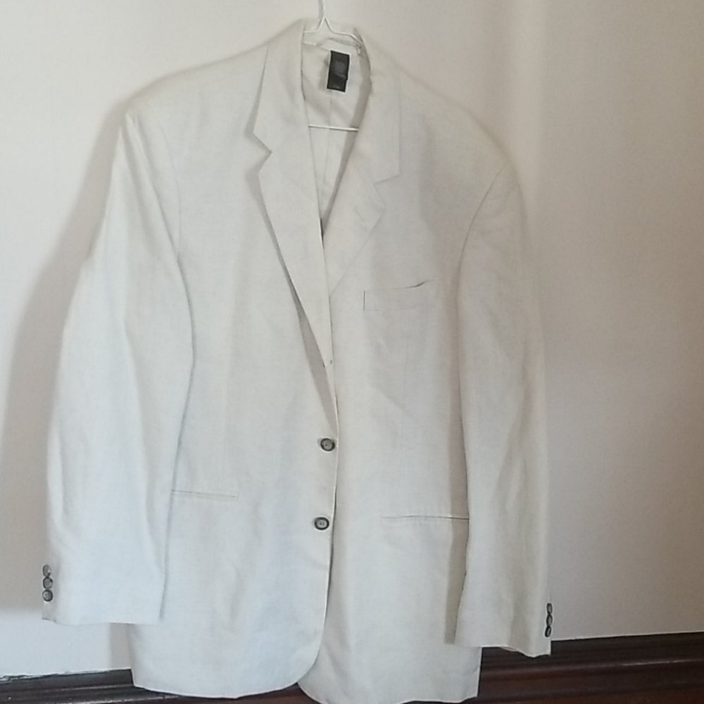 Claiborne Linen Sport Suit Coat Blazer 44